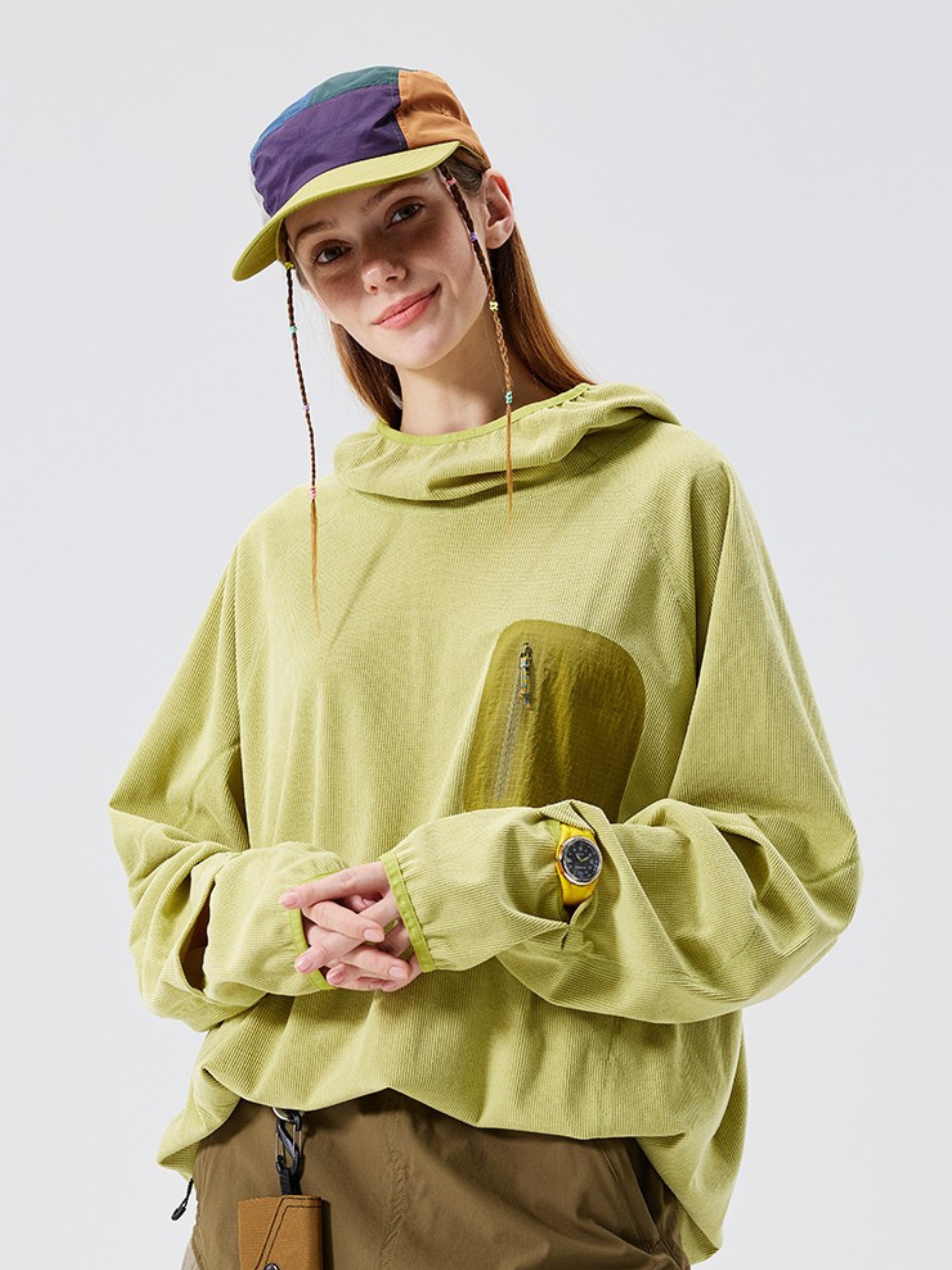 Crag - Moisture-Wicking High Neck Hoodie Base Layer