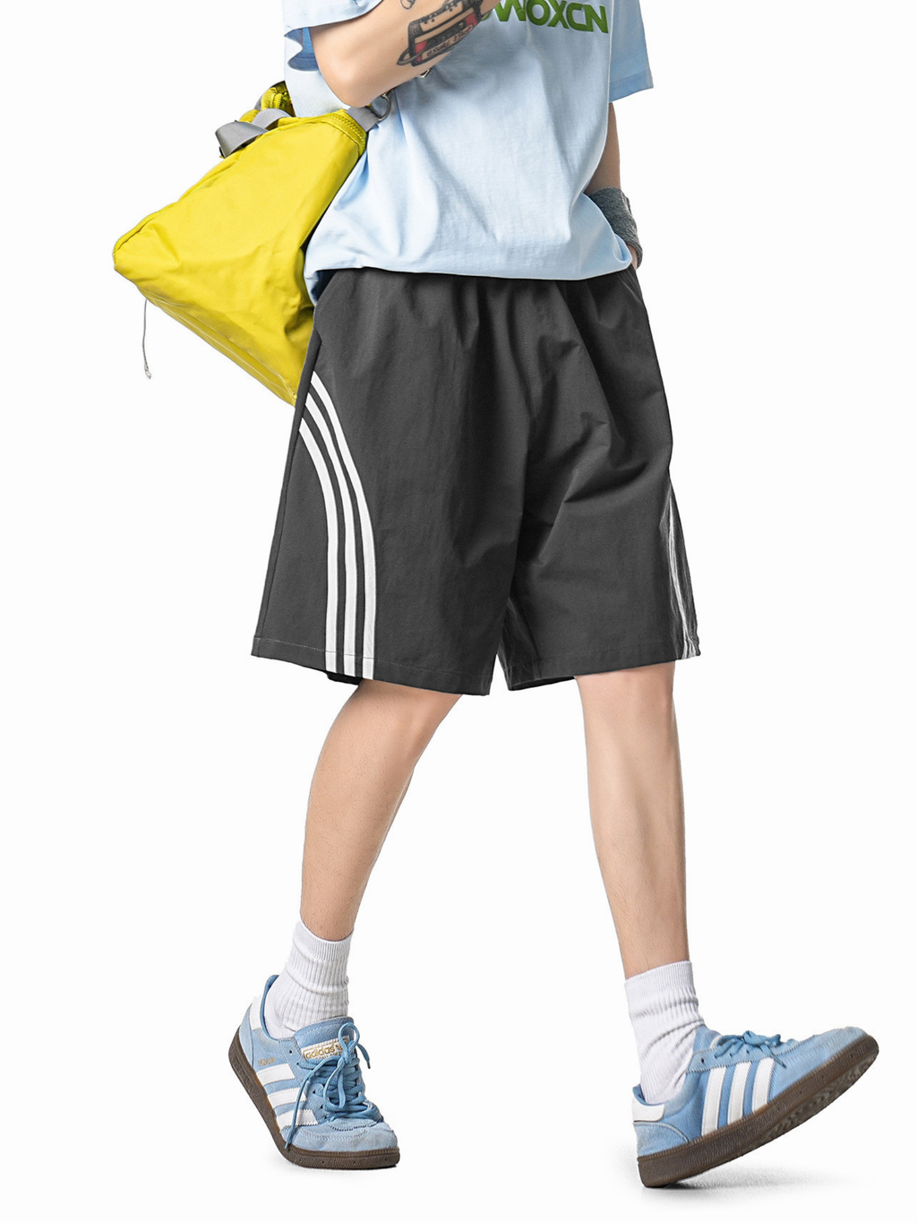 Plackart - triped Lightweight Breathable Shorts
