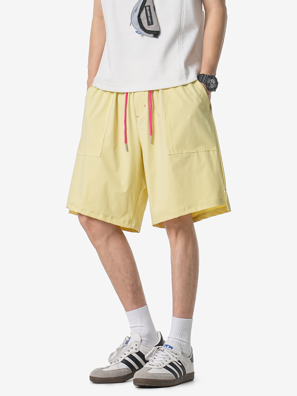 FrostShell - Unisex Cooling Breathable Wide-Leg Shorts