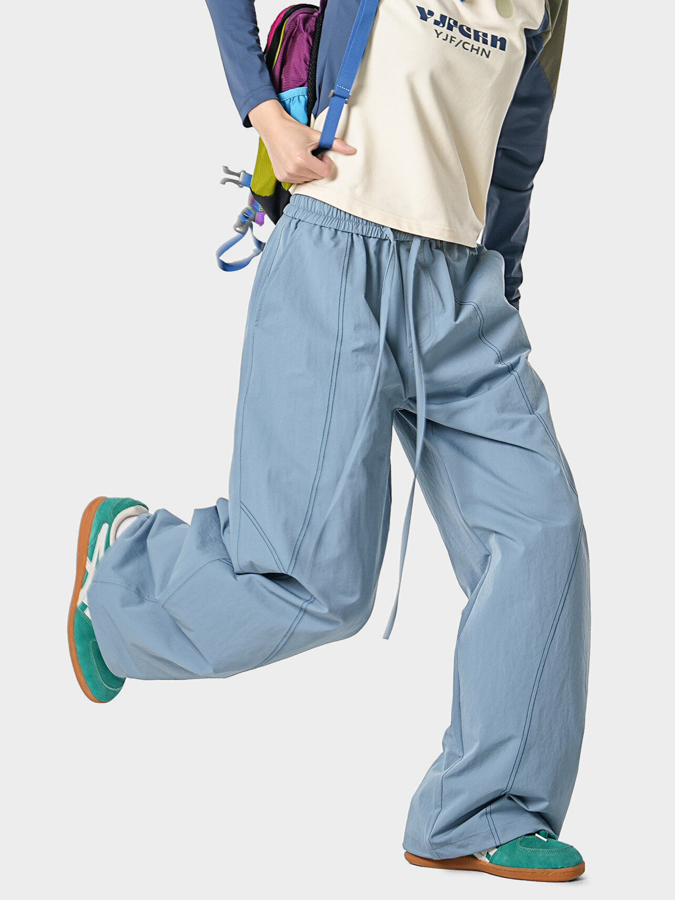Stormrush - Contrast-Stitch Water-Repellent Paratrooper Pants