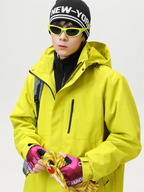 Spirewood - Unisex Water-Repellent 3-in-1 Detachable Hard Shell Jacket