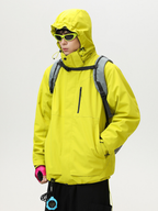 Spirewood - Unisex Water-Repellent 3-in-1 Detachable Hard Shell Jacket