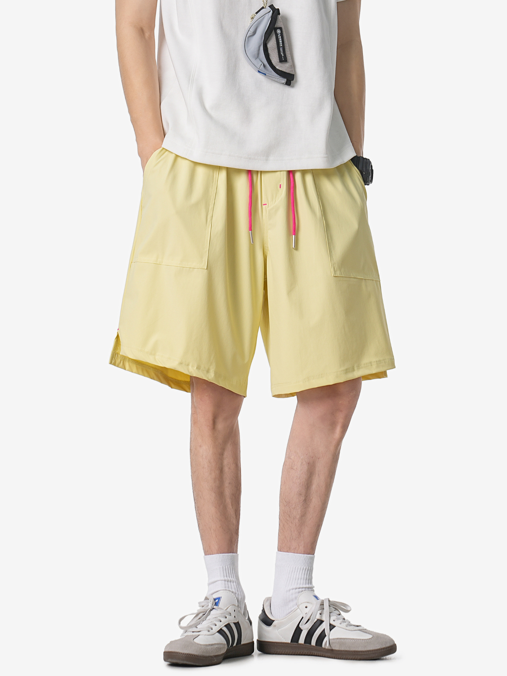 FrostShell - Unisex Cooling Breathable Wide-Leg Shorts