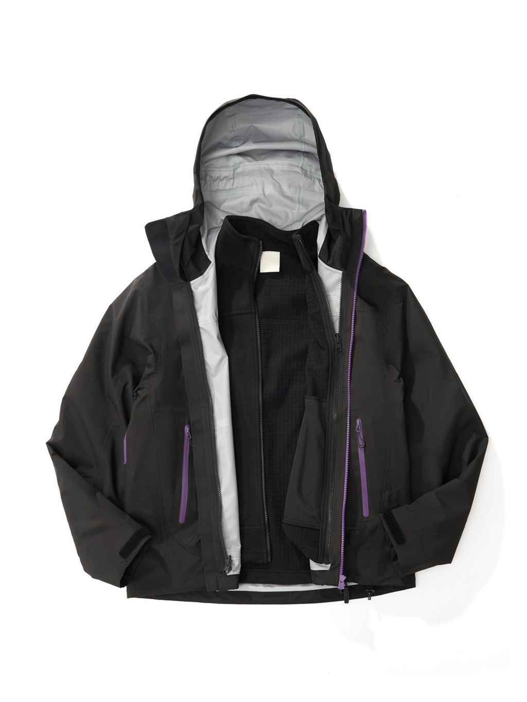 CampGlove - Men's 3-in-1 Fleece 15K Waterproof Hard Shell Jacket