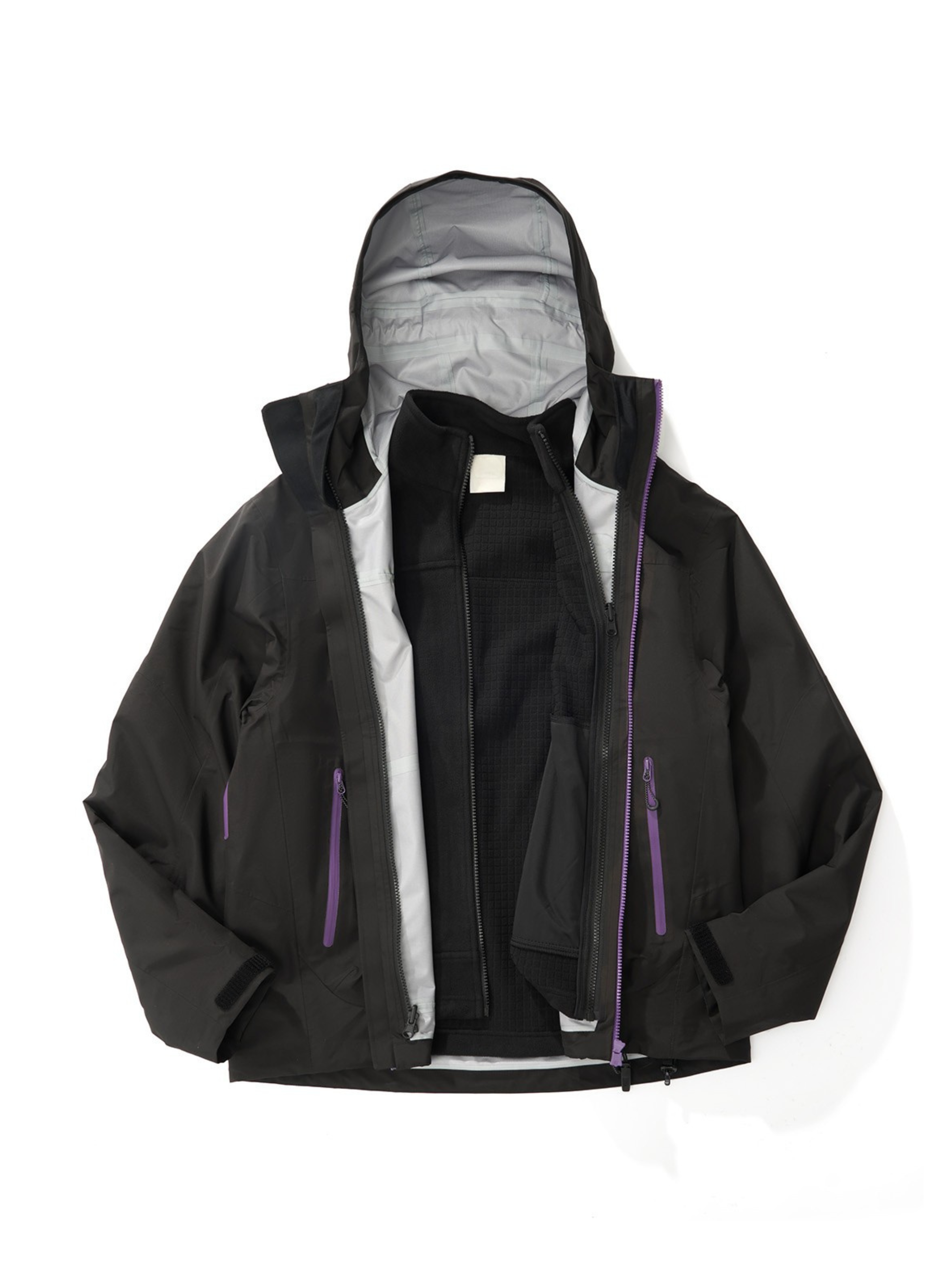 CampGlove - Men's 3-in-1 Fleece 15K Waterproof Hard Shell Jacket
