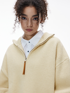 Thistle - Half-Zip High-Neck Knit Sweater