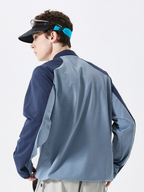 Caverise - Men's UPF50+ Half-Zip Quick-Dry Performance Long Sleeve