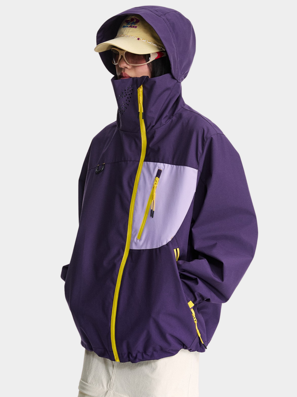 EchoPort - Water-Repellent & Windproof Colorblock Hard Shell Jacket