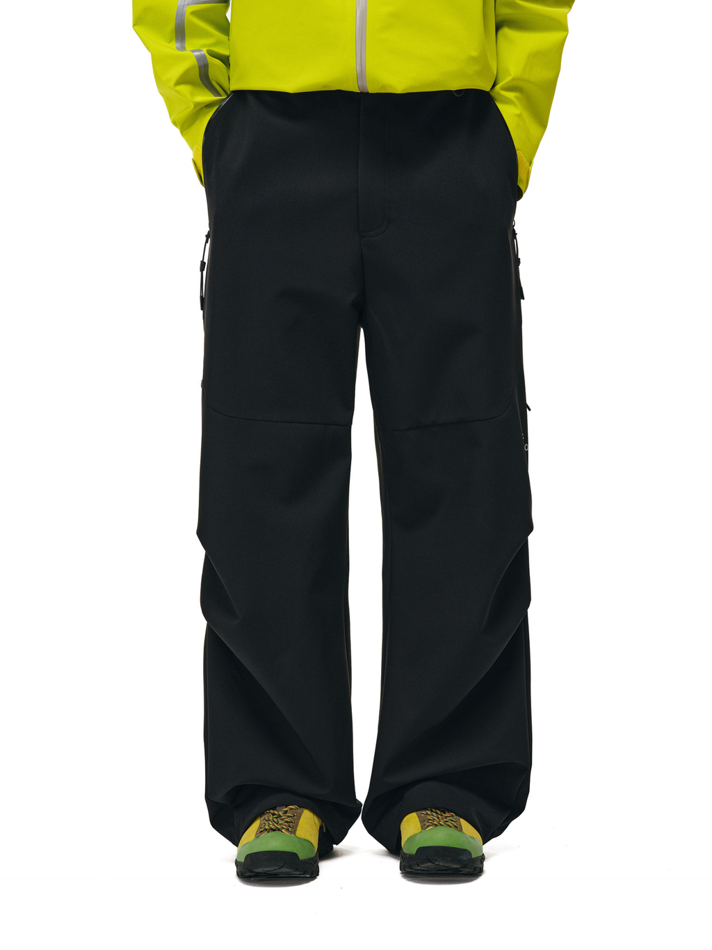 Stormlore - Men's Water-Repellent Draped Zip Straight-Leg Pants