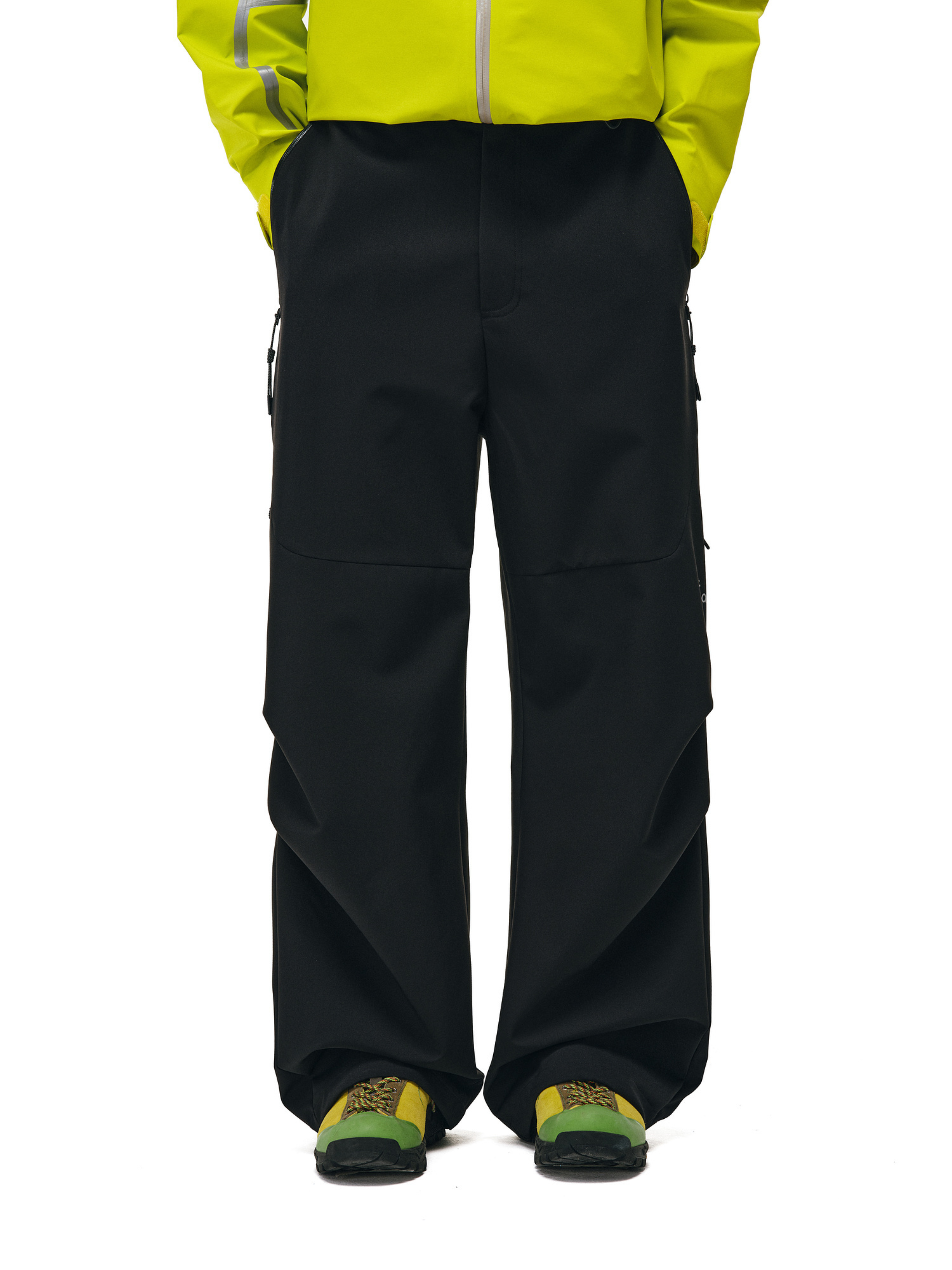 Stormlore - Men's Water-Repellent Draped Zip Straight-Leg Pants