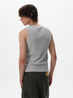 Frostfall - Slim Fit Ribbed Sleeveless Tank Top