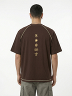 WildDash - Unisex Lightweight & Moisture-Absorbing Contrast Stitch Cotton T-Shirt