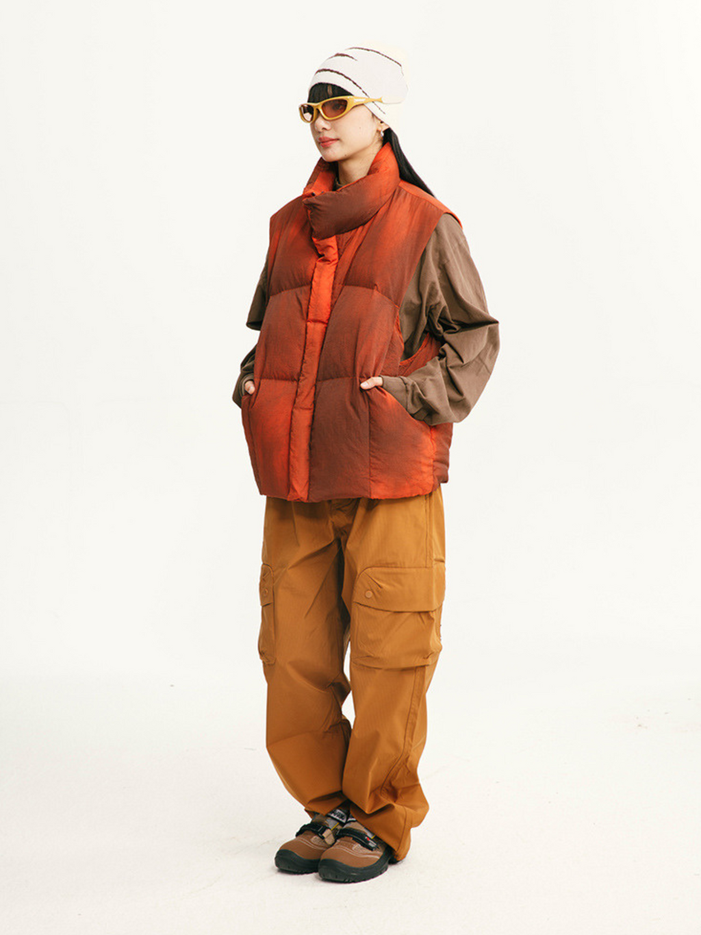 BluffTop - Unisex 90% White Duck Down Hand-Dyed Waterproof Down Vest