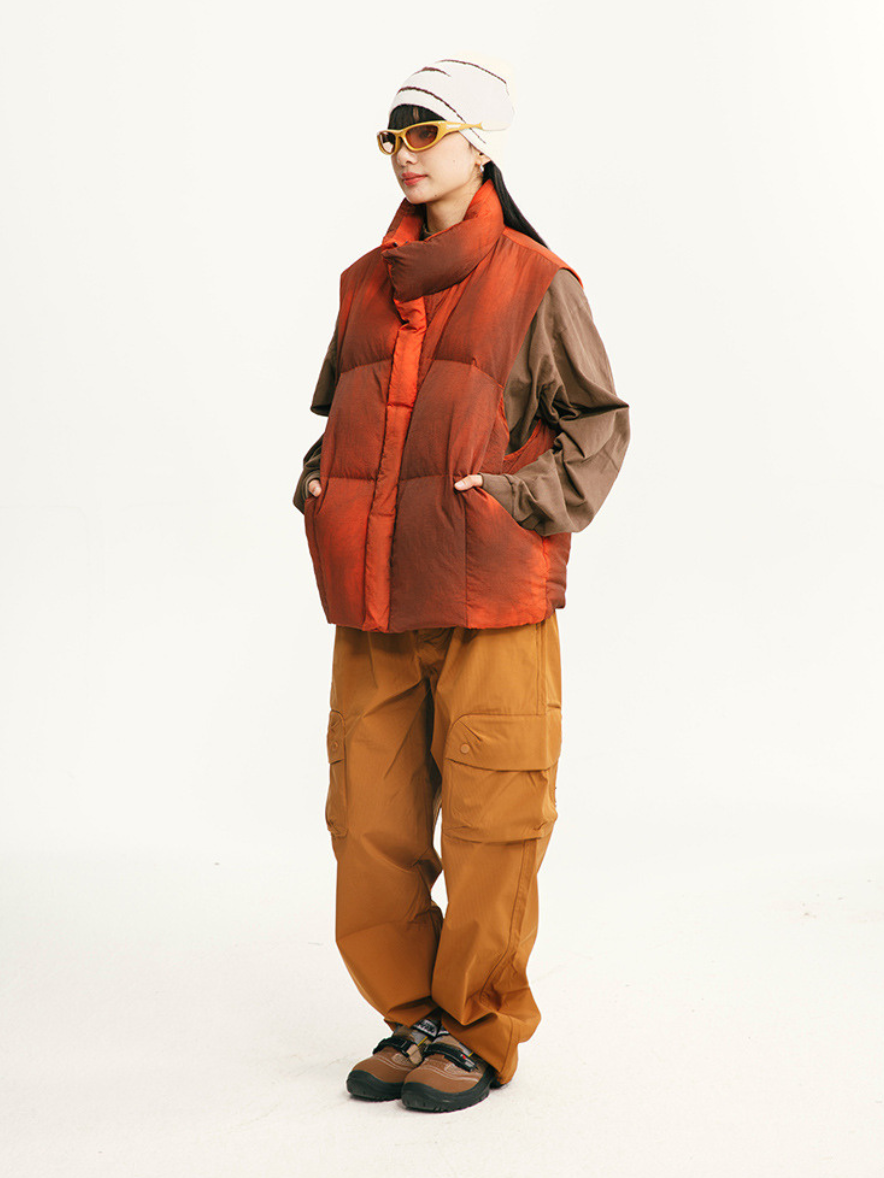 BluffTop - Unisex 90% White Duck Down Hand-Dyed Waterproof Down Vest