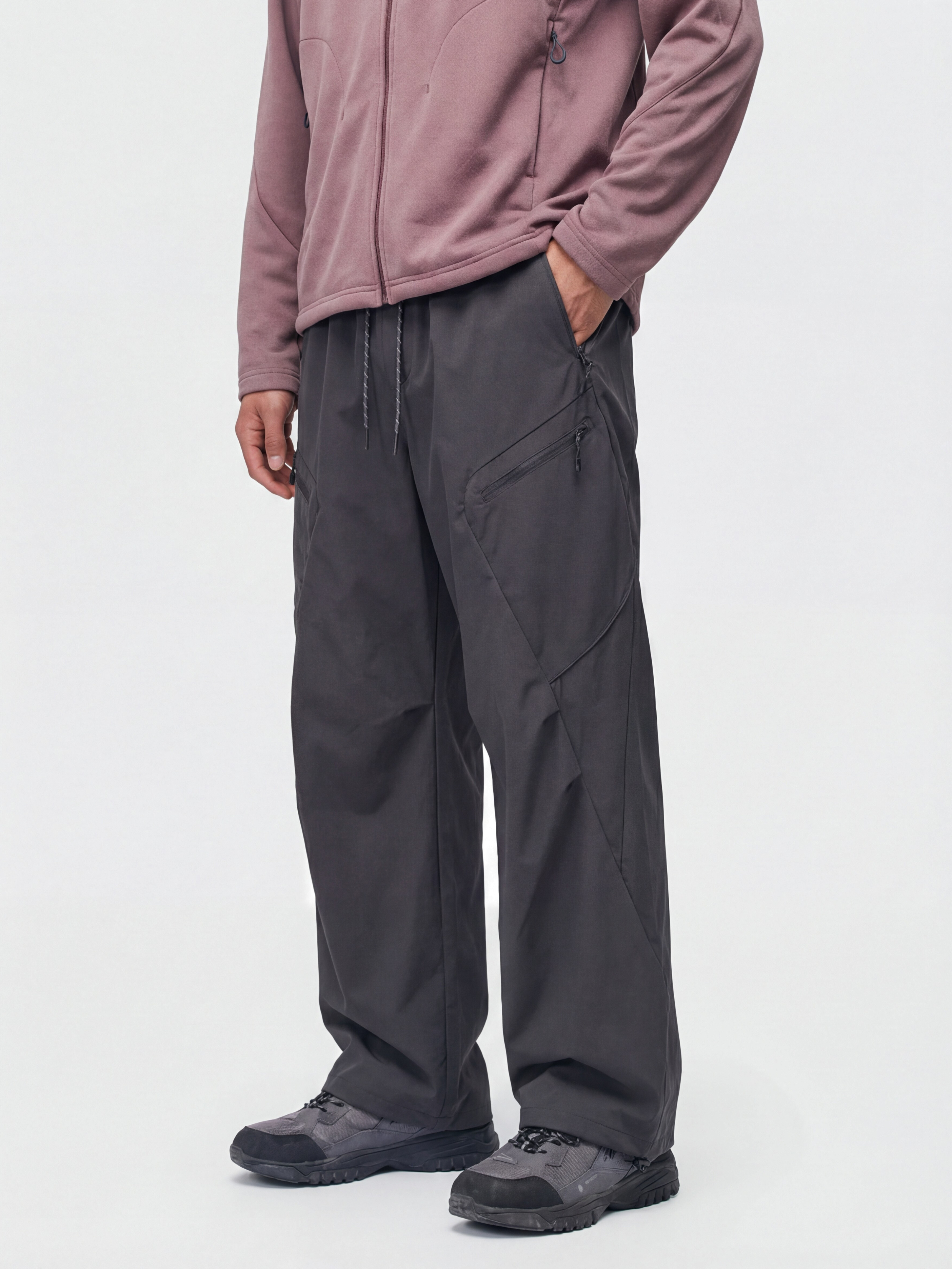 Emberfire - Unisex Water-Repellent Multi-Pocket Drawstring Utility Pants