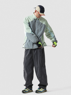 CanyonNest - Unisex Water-Repellent Colorblock Stand Collar Jacket