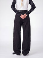 Dewpoint - Button Straight-Leg Wide Cargo Pants
