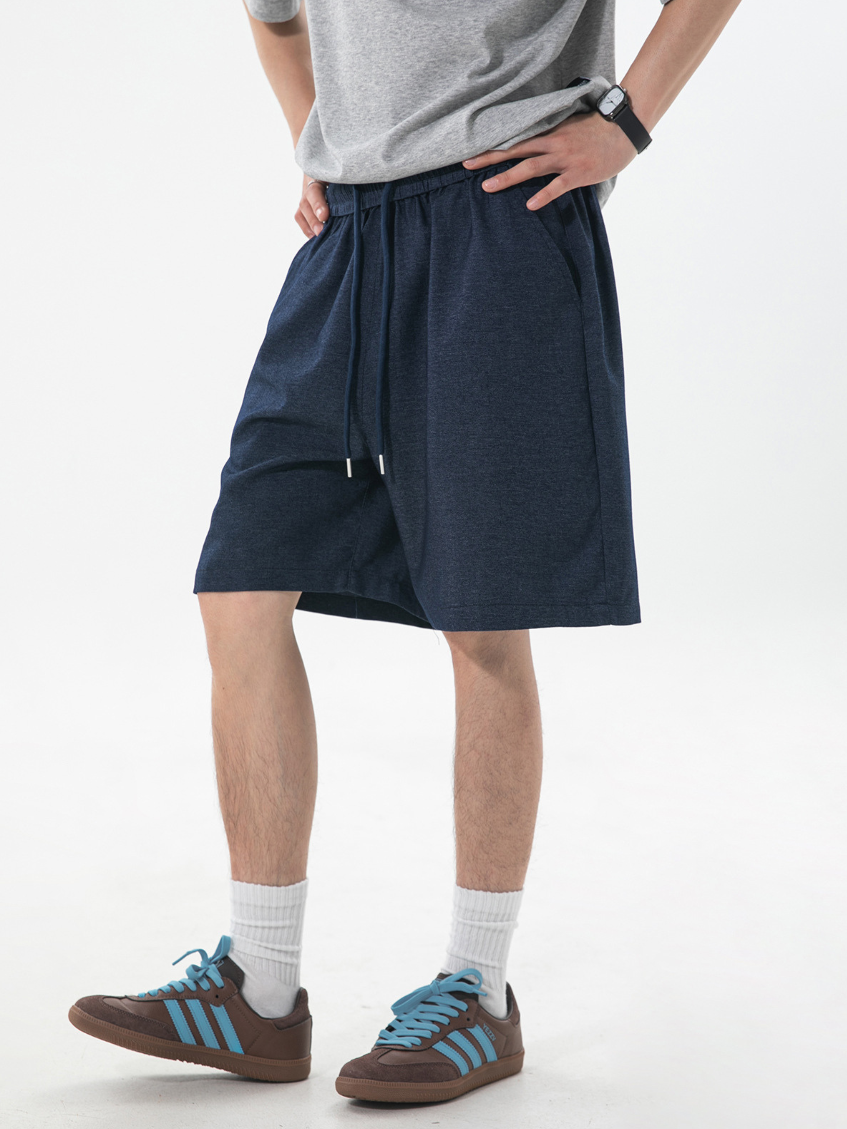 Wildflare - Men's Denim-Look Breathable Casual Shorts