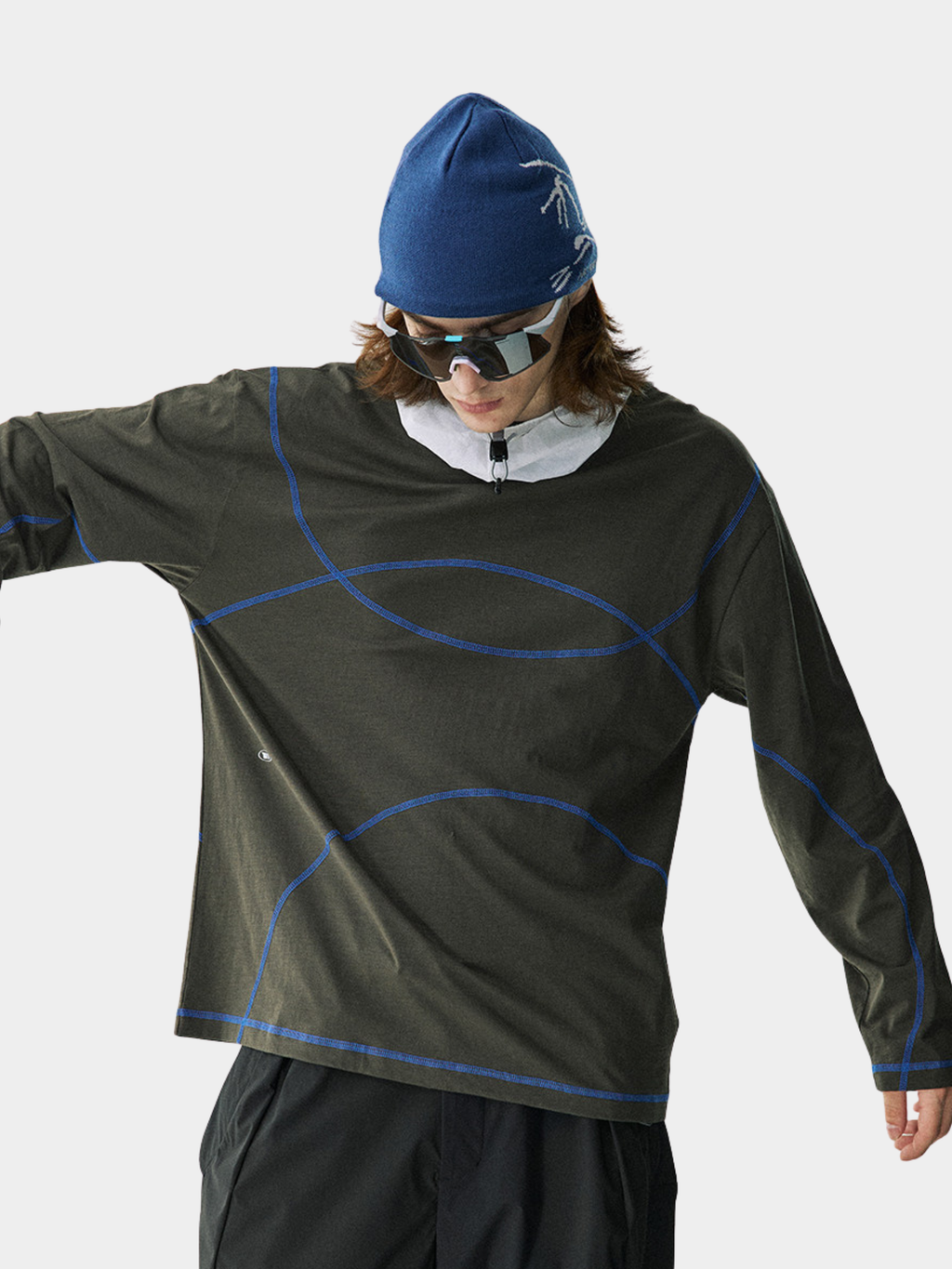Glacialwind - Slub Cotton Breathable Running Long Sleeve