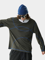 Glacialwind - Slub Cotton Breathable Running Long Sleeve