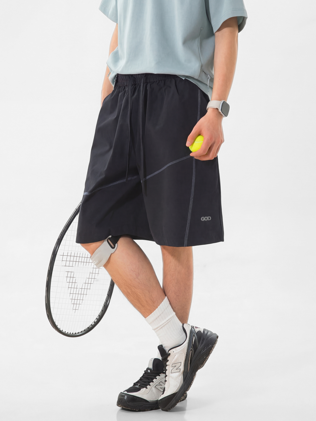 Pinefall - Men's Water-Repellent Reflective Athletic Shorts