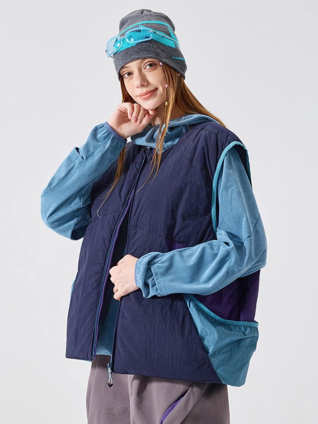 Moonblaze - Unisex Windproof Water-Repellent 90% White Duck Down Vest