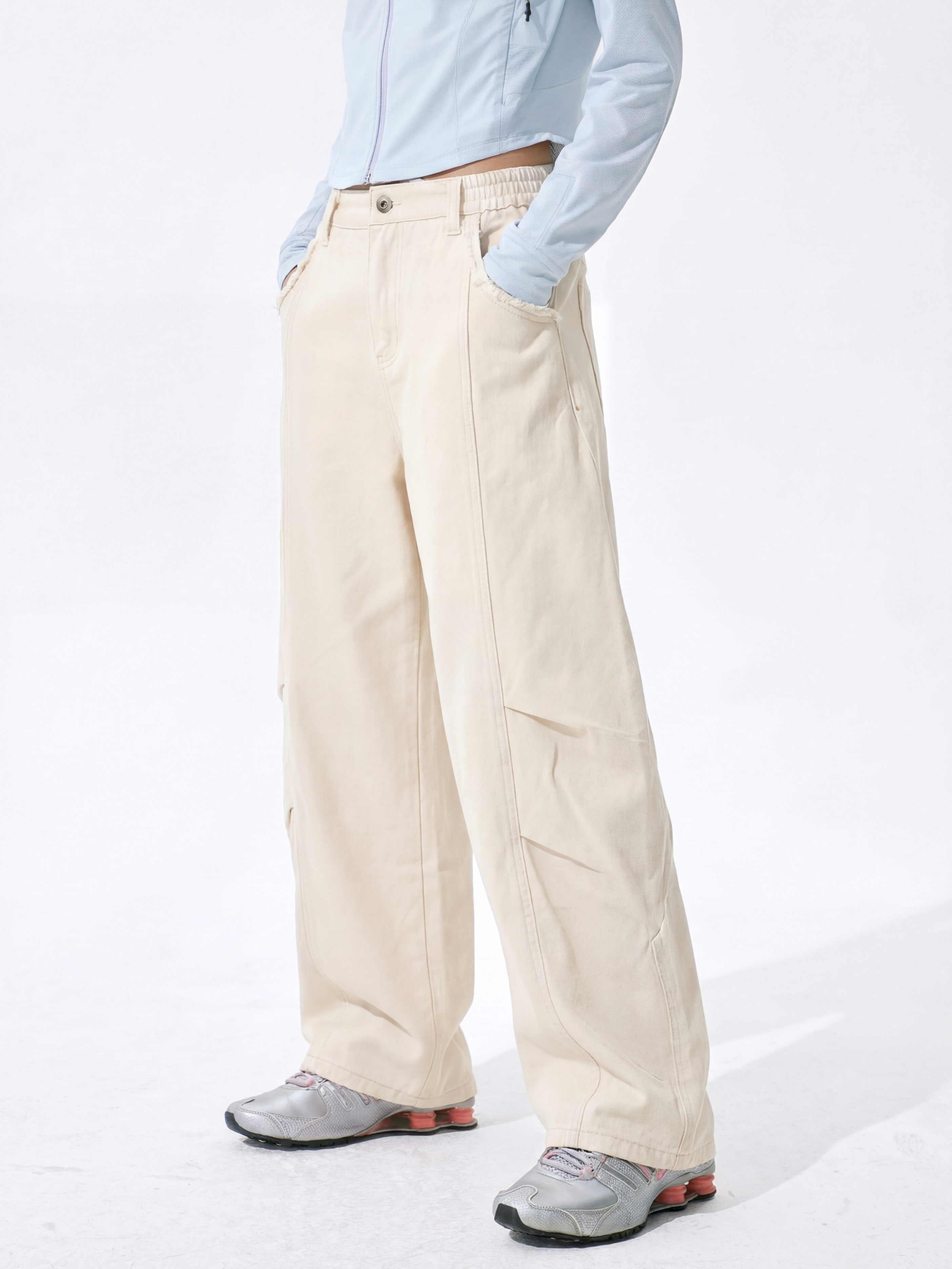 AlpineScope - Durable Cotton Curved Utility Cargo Pants