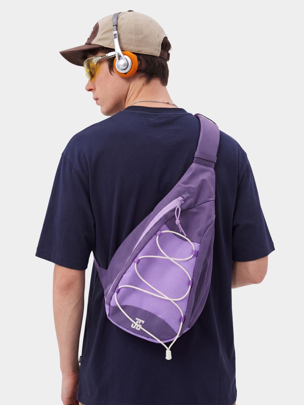 Stormmist - Lightweight Multi-Compartment Interior Crossbody Sling Bag