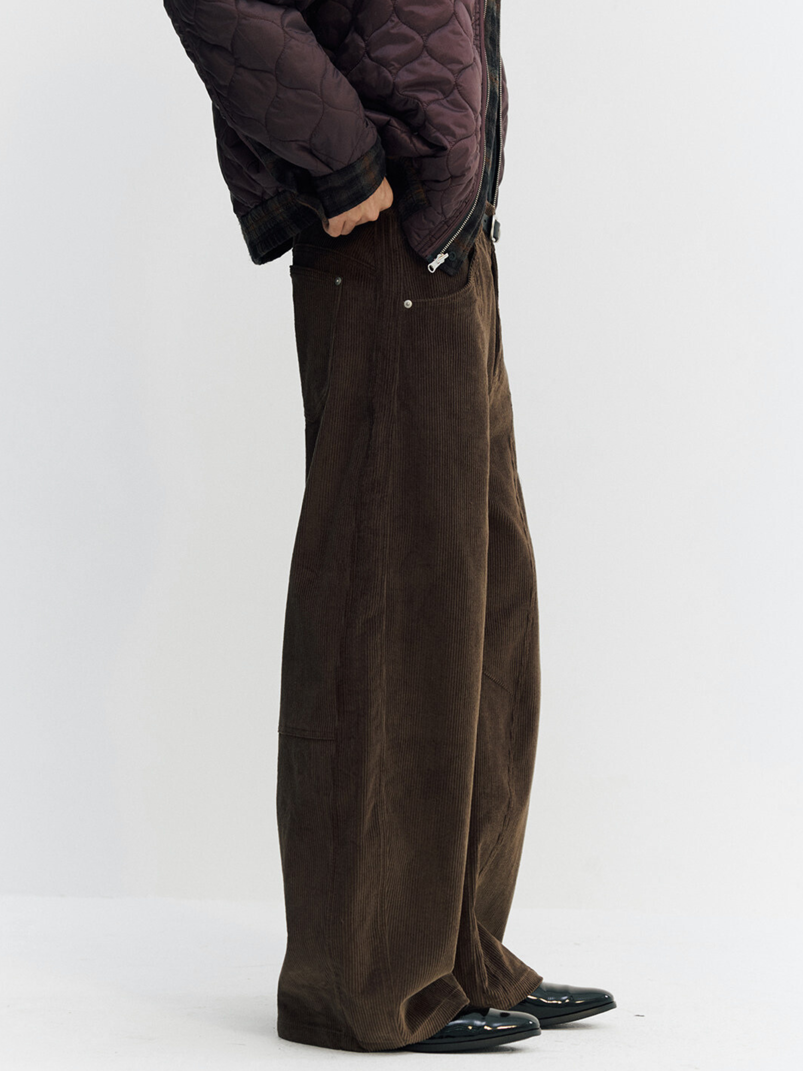 EchoBoard - Unisex Wrinkle-Resistant Corduroy Curved-Leg Casual Pants