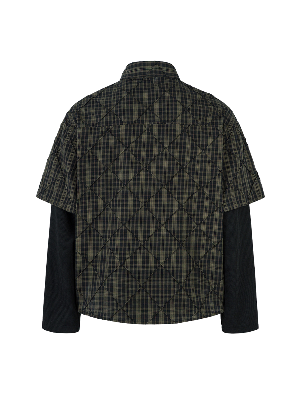 WaterPod - Men's Layered Plaid Relaxed Shirt