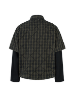 WaterPod - Men's Layered Plaid Relaxed Shirt