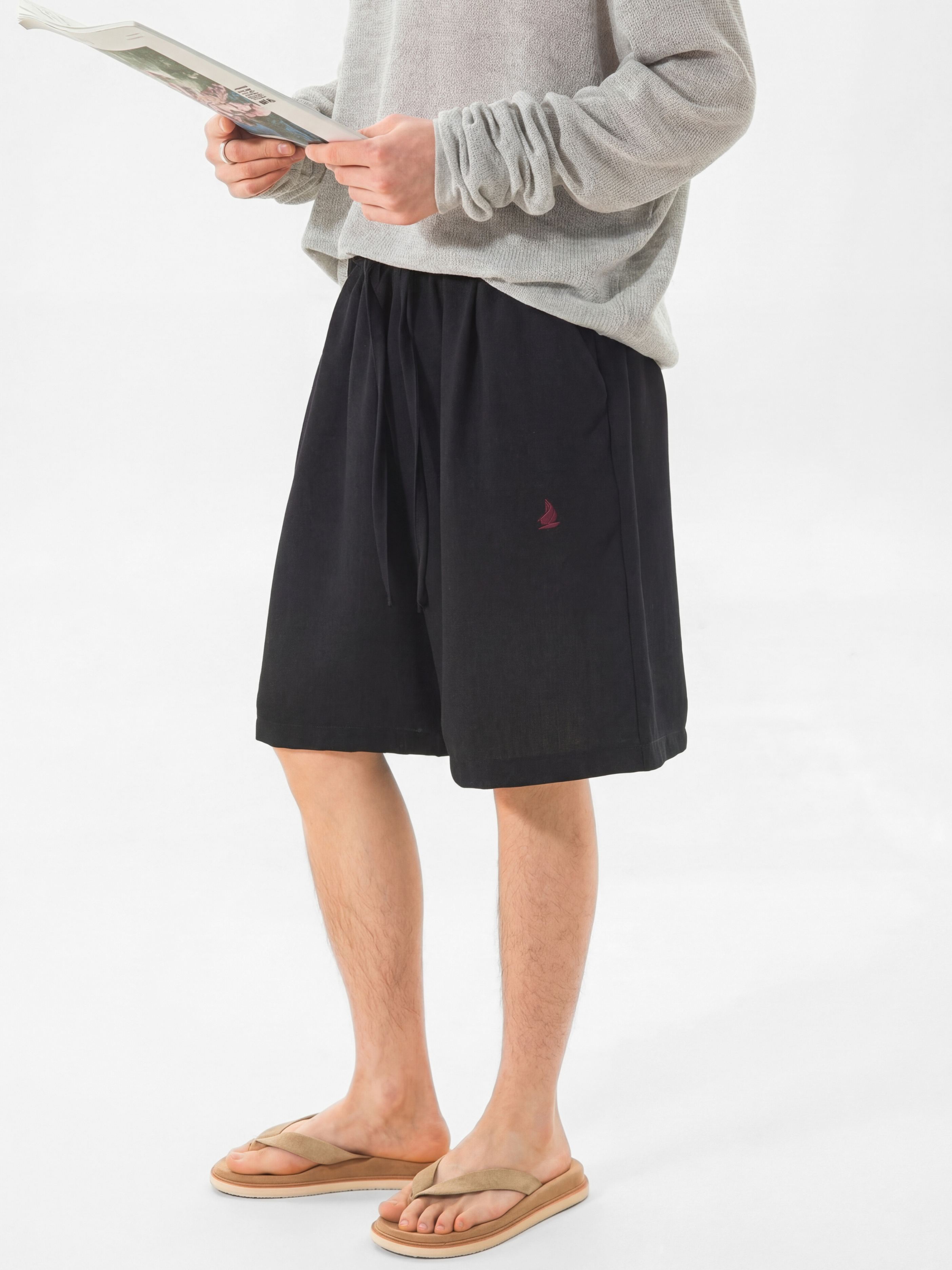 Ironfield - Men's Cooling Linen-Texture Breathable Shorts