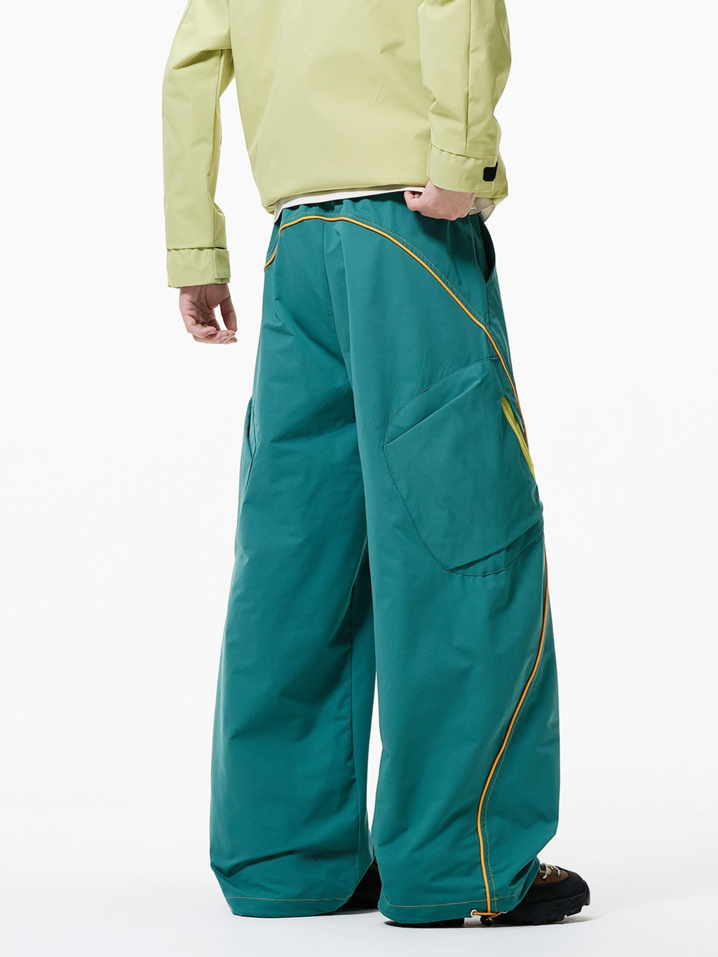 Firesurge - Unisex Contrast-Panel Water-Repellent Paratrooper Pants