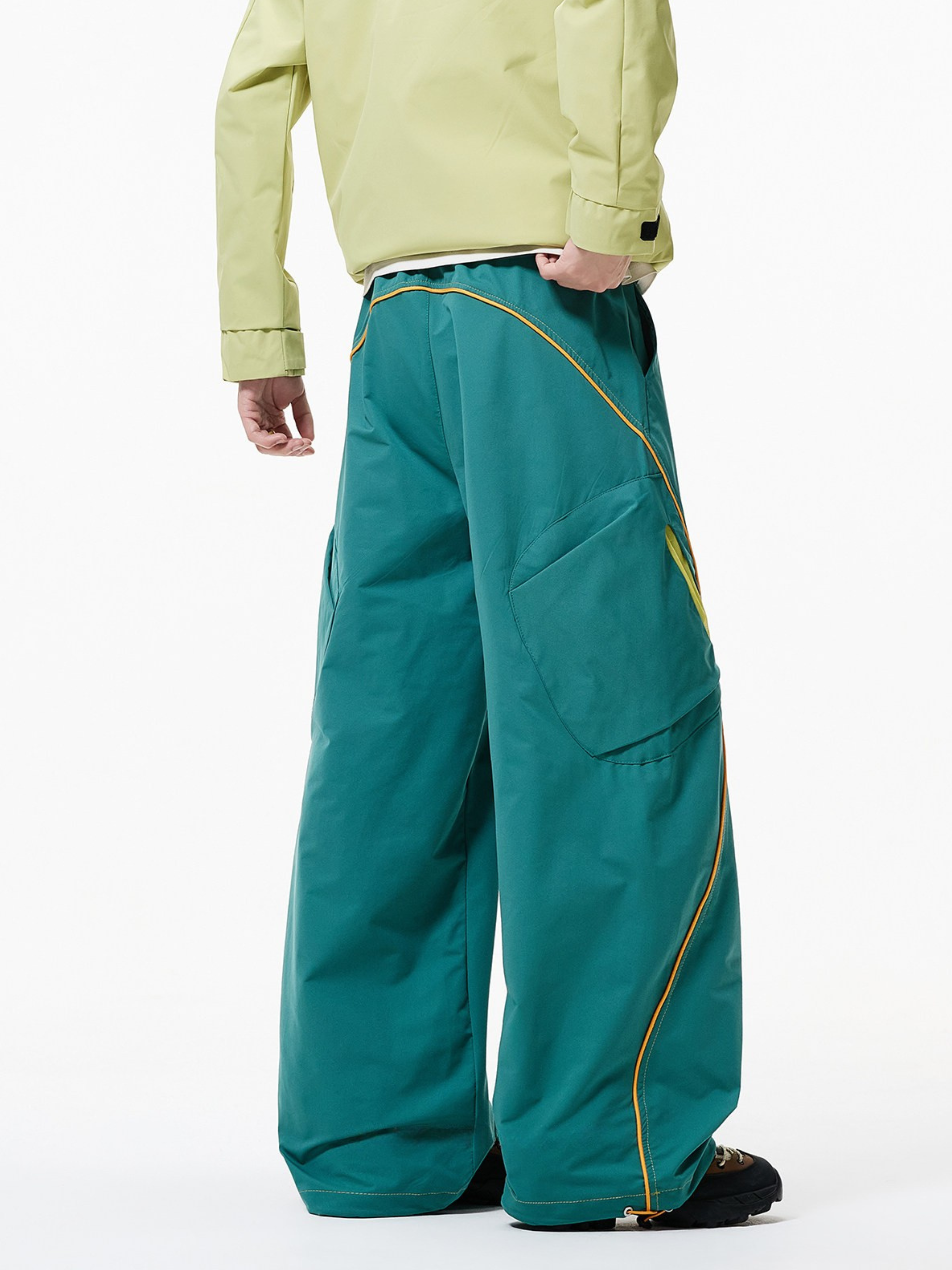 Firesurge - Unisex Contrast-Panel Water-Repellent Paratrooper Pants