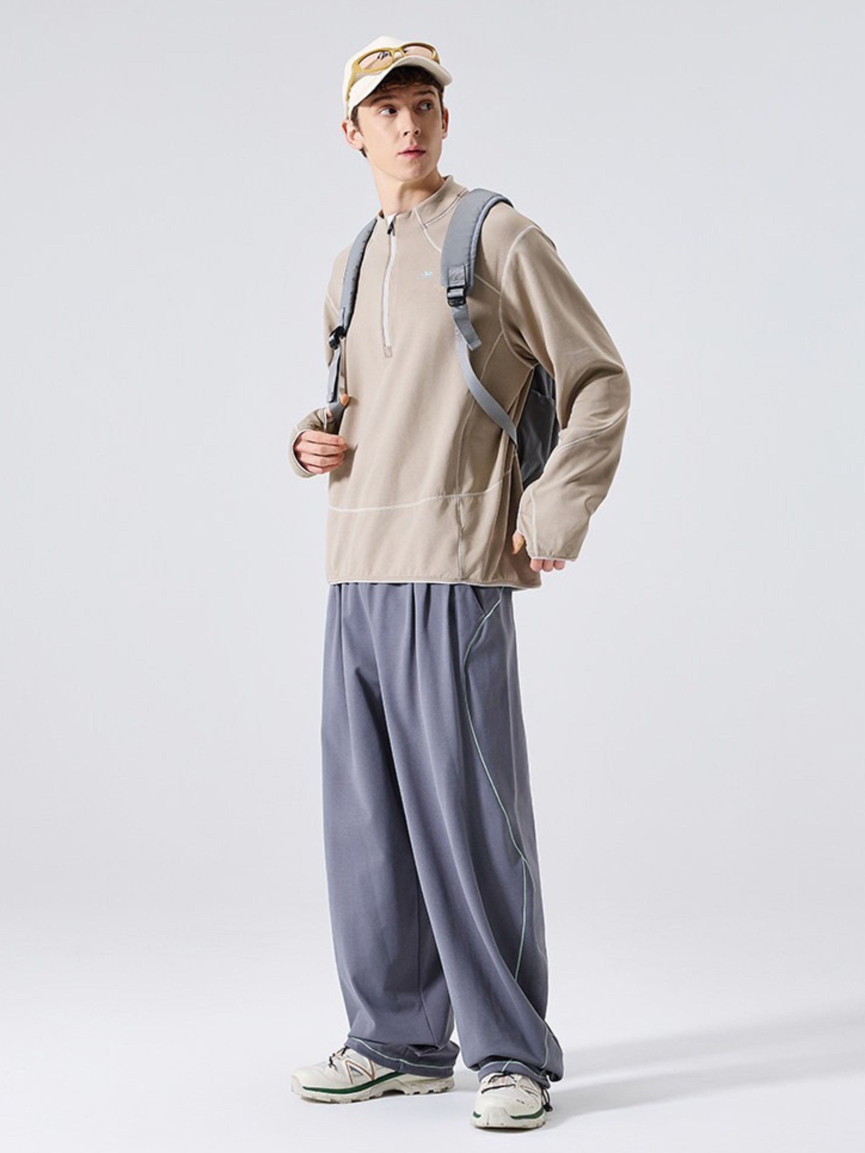 GorgePeak - Antistatic Moisture-Wicking Contrast Long Sleeve