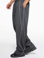 Thunderclaw - Unisex Reflective Stripe Straight-Leg Jogger Pants