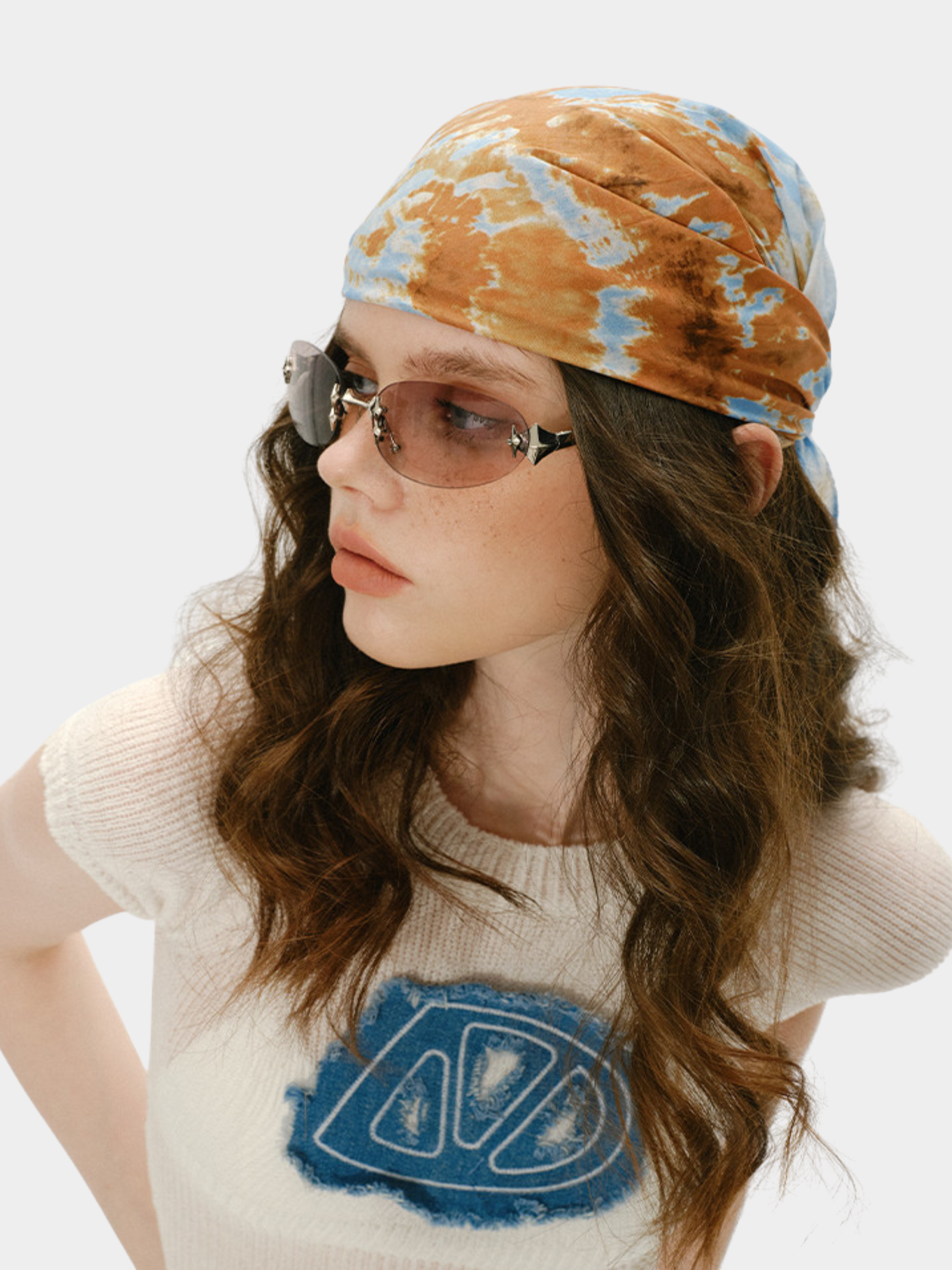 MistWrap - Breathable Tie-Dye Cotton Headscarf