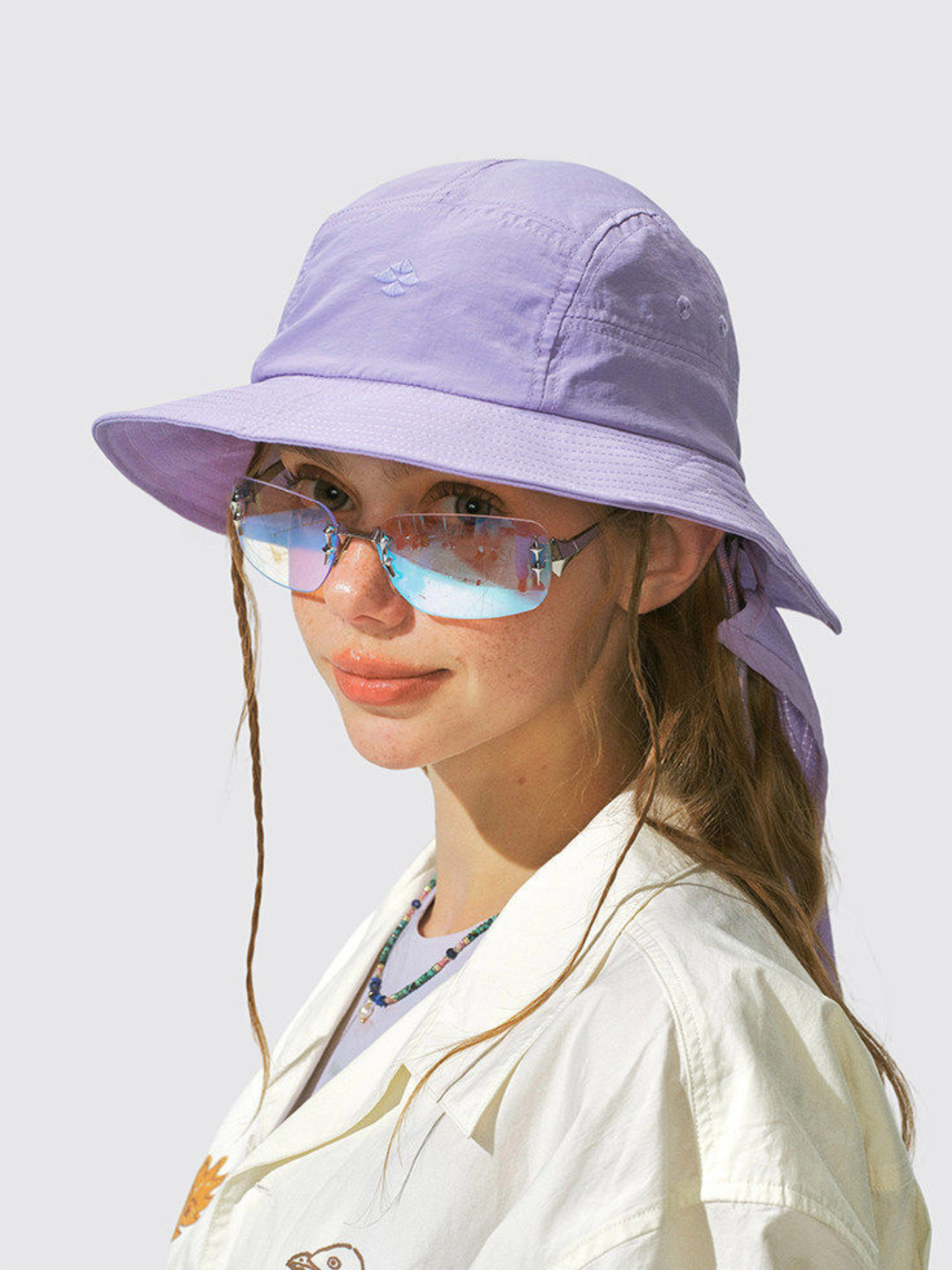 Driftclaw - UV Protection Detachable Neck Sun Flap Outdoor Bucket Hat