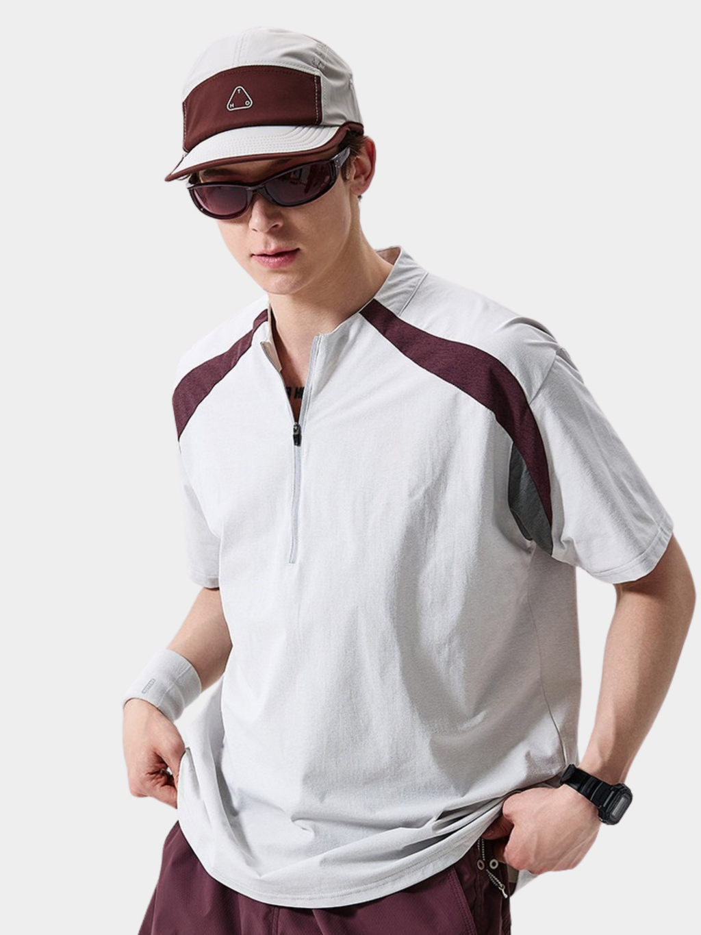 FrostPort - Men's UPF50+ Sun Protection Quick-Dry Performance T-Shirt