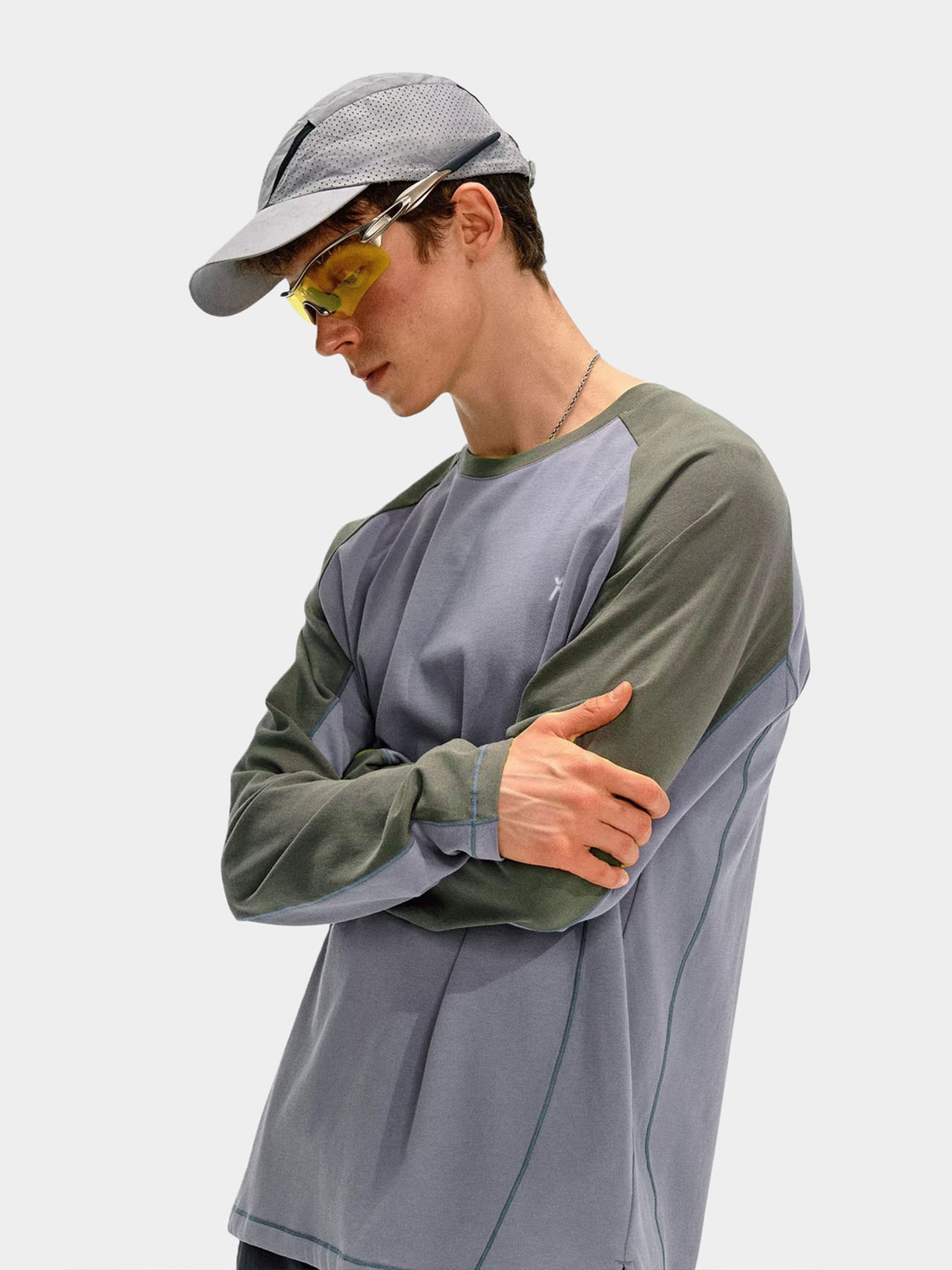 Ravenspring - Men's Antibacterial Moisture-Wicking Long-Sleeve T-Shirt