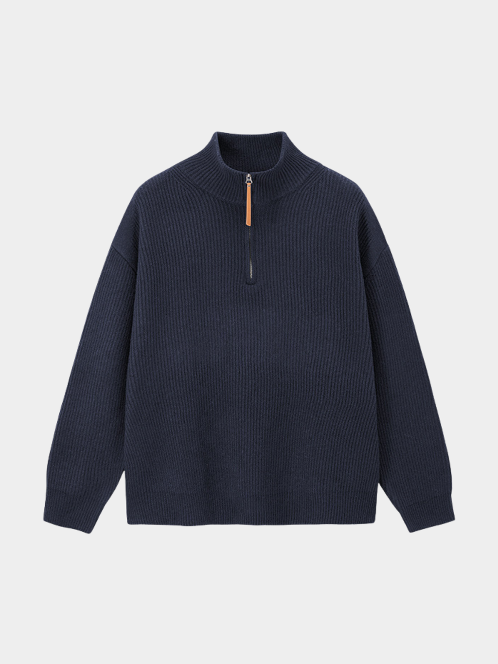 Thistle - Half-Zip High-Neck Knit Sweater