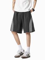 Plackart - triped Lightweight Breathable Shorts