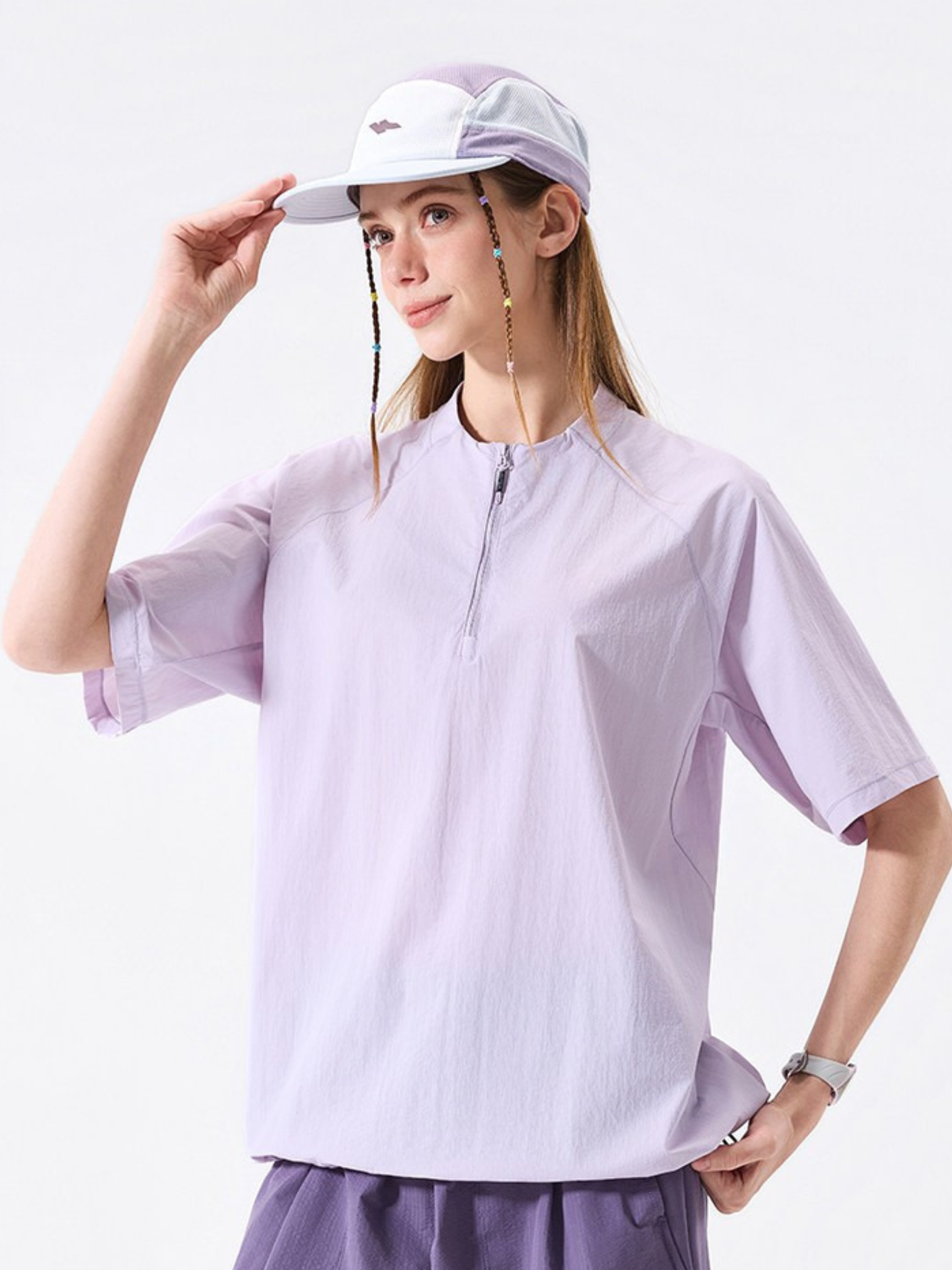 VentFlow - Unisex Moisture-Wicking Half-Zip Quick-Dry T-Shirt