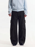 FoxDrop - Unisex Wide-Leg Paratrooper Pants