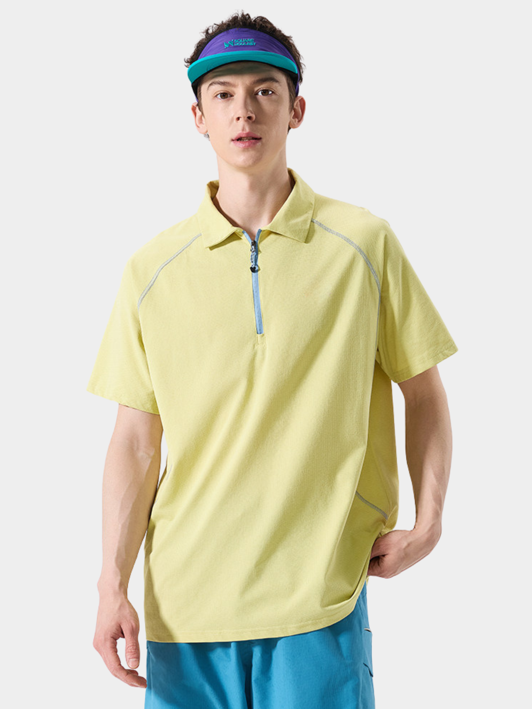VeilLay - Men's UPF50+ Moisture-Wicking Sun Protection T-Shirt