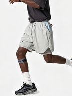 Trekker - Men's Lightweight Color-Block 2-in-1 Athletic Shorts