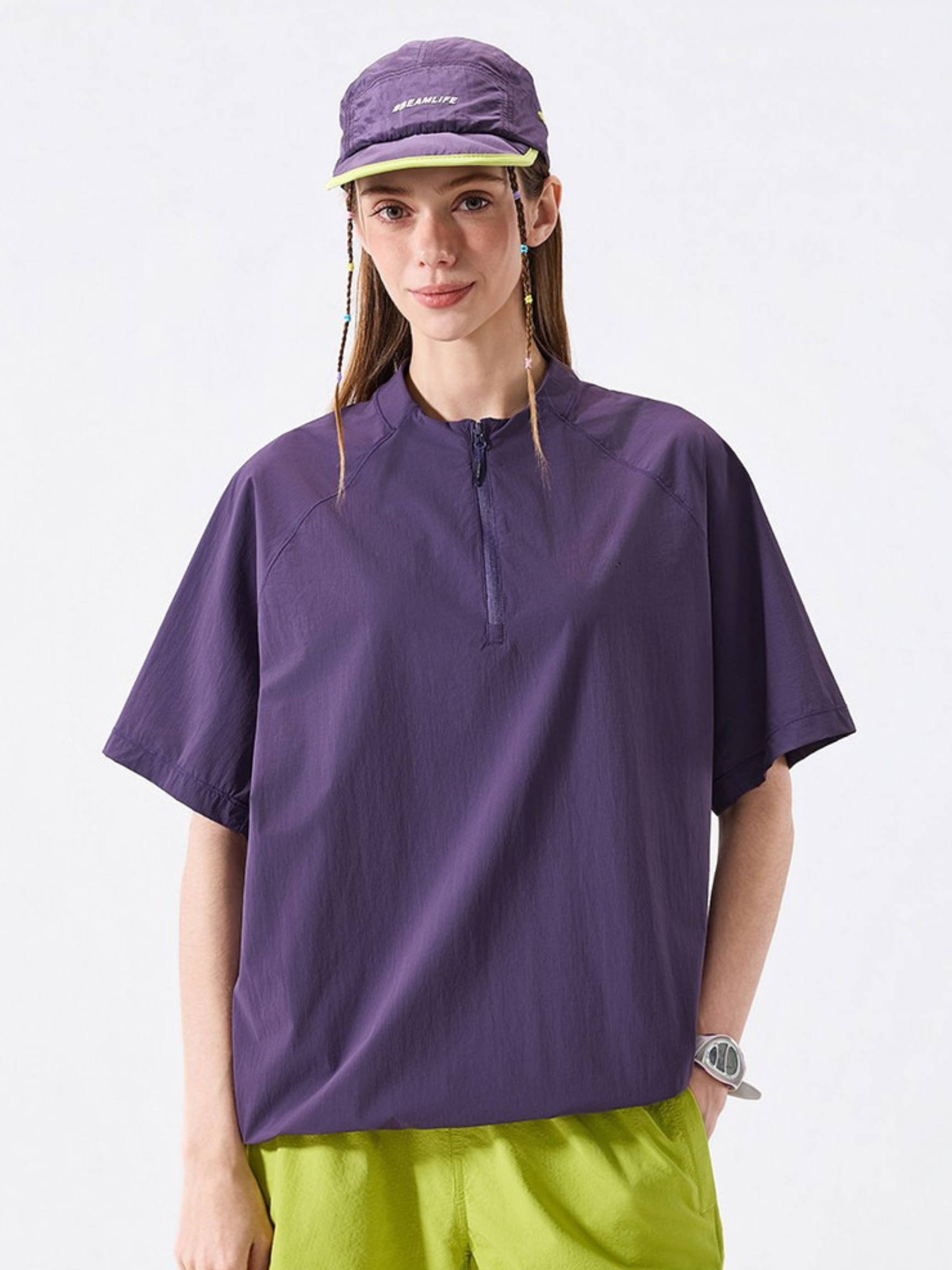 VentFlow - Unisex Moisture-Wicking Half-Zip Quick-Dry T-Shirt