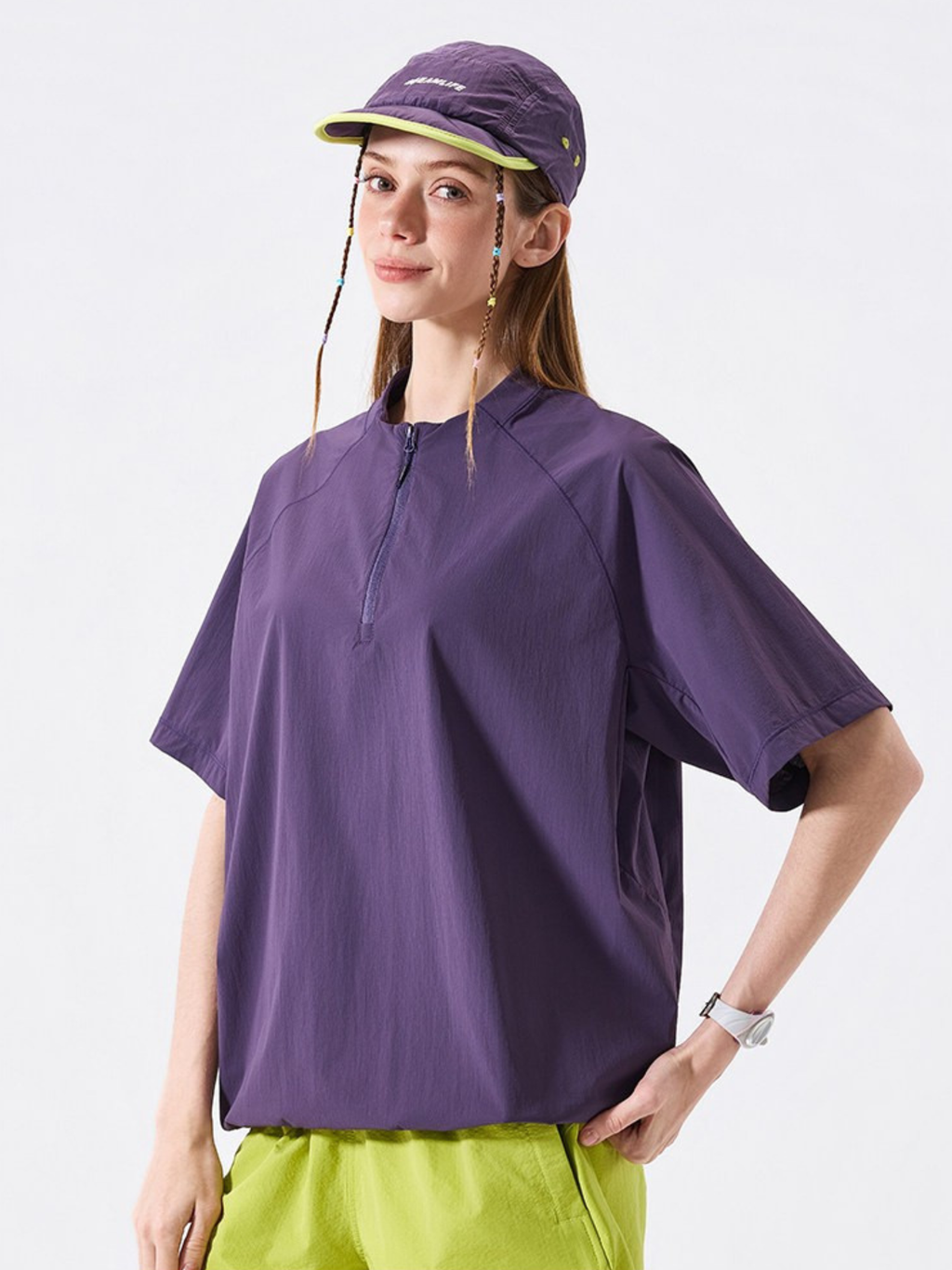 VentFlow - Unisex Moisture-Wicking Half-Zip Quick-Dry T-Shirt