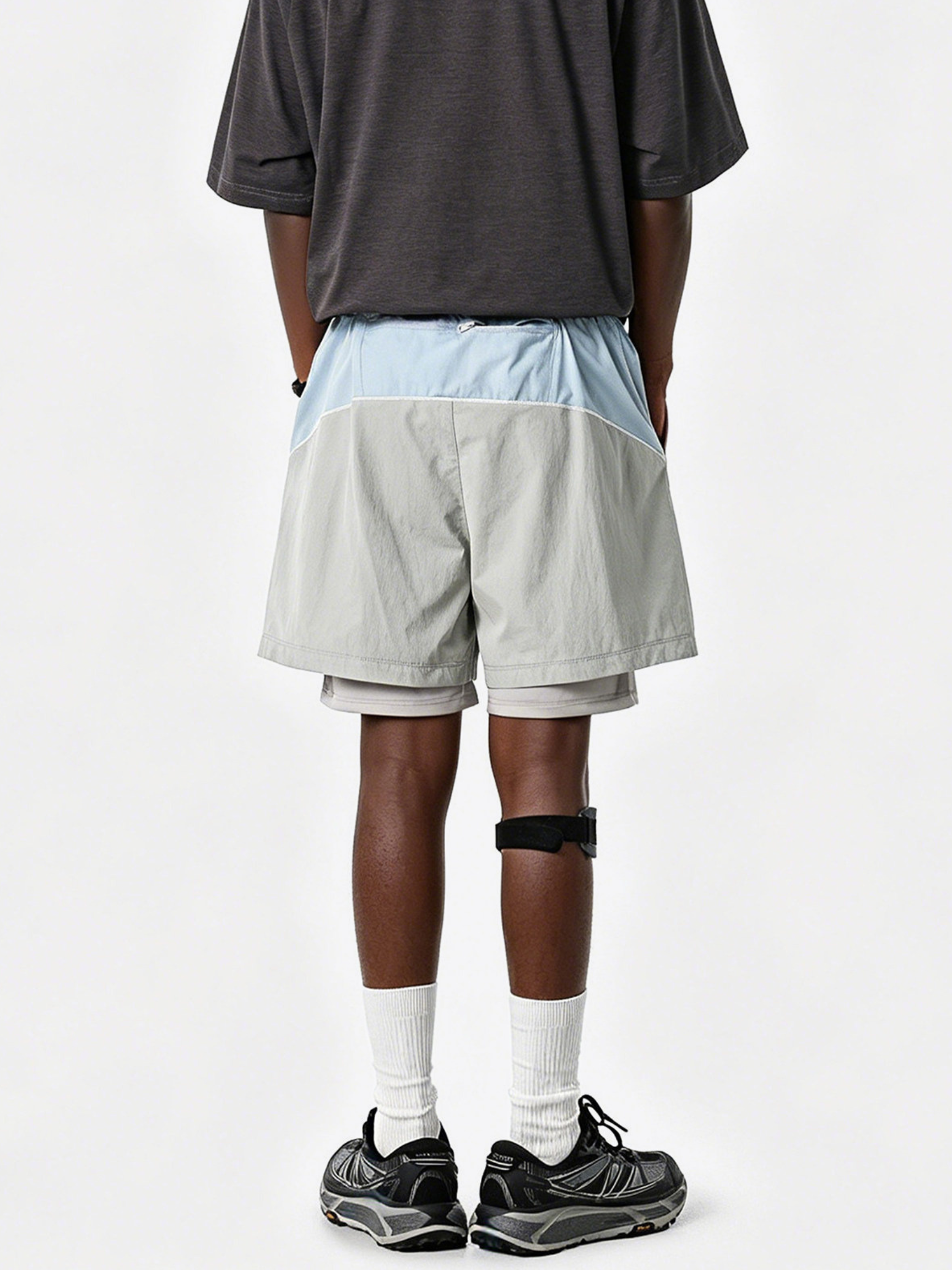Trekker - Men's Lightweight Color-Block 2-in-1 Athletic Shorts