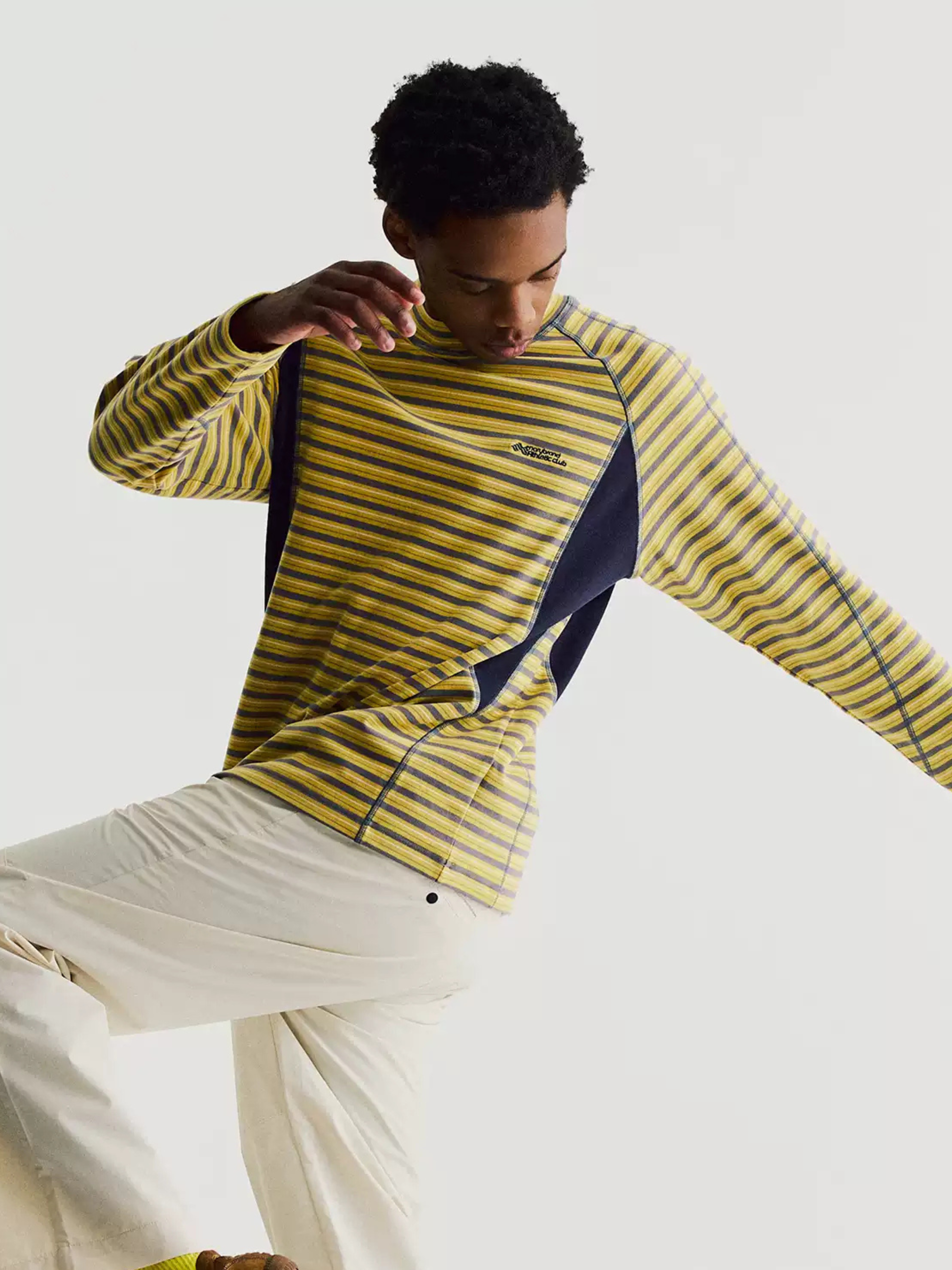 Hallowfall - Unisex Breathable Colorblock Striped Thermal Long Sleeve